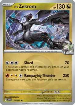 N's Zekrom 155/217 Energy Reverse Ascended Heroes