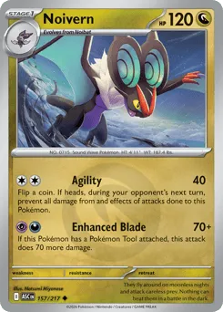 Noivern 157/217 Energy Reverse Ascended Heroes