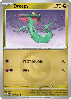 Dreepy 158/217 Energy Reverse Ascended Heroes