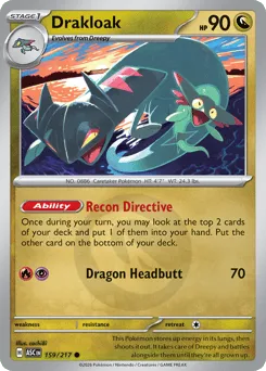 Drakloak 159/217 Energy Reverse Ascended Heroes