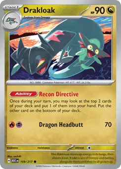 Drakloak 159/217 Normal Ascended Heroes