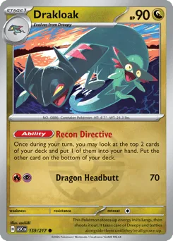 Drakloak 159/217 Quick Ball Ascended Heroes