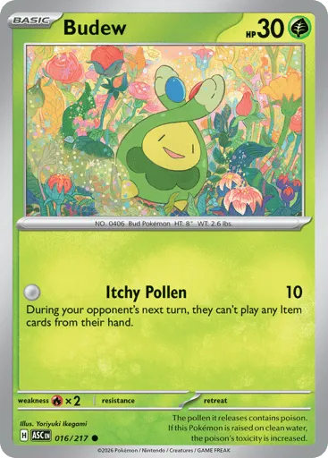 Budew 016/217 Ascended Heroes