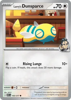Larry's Dunsparce 163/217 Normal Ascended Heroes