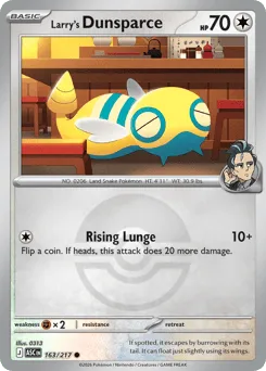 Larry's Dunsparce 163/217 Poké Ball Ascended Heroes