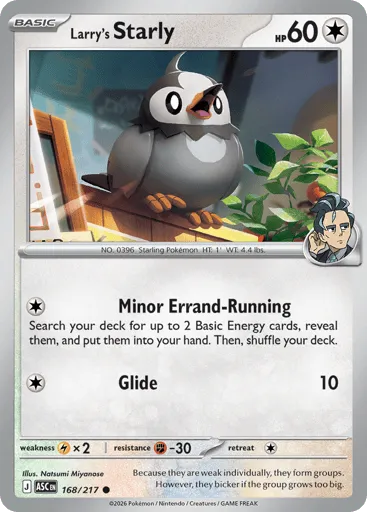 Larry's Starly 168/217 Ascended Heroes