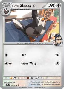 Larry's Staravia 169/217 Normal Ascended Heroes