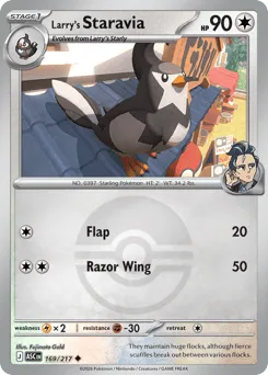 Larry's Staravia 169/217 Poké Ball Ascended Heroes