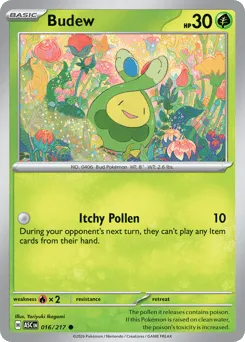 Budew 016/217 Normal Ascended Heroes