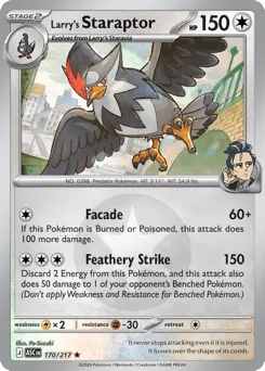 Larry's Staraptor 170/217 Energy Reverse Ascended Heroes