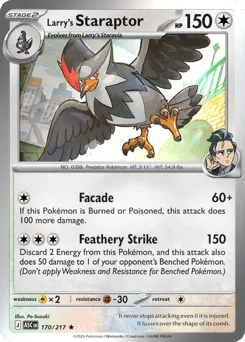 Larry's Staraptor 170/217 Holo Ascended Heroes