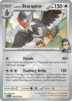 Larry's Staraptor 170/217 Poké Ball Ascended Heroes