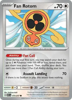 Fan Rotom 171/217 Energy Reverse Ascended Heroes