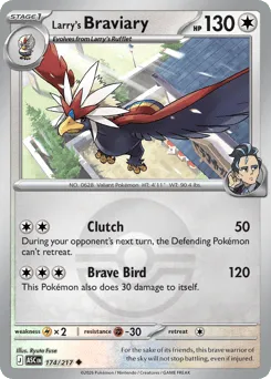 Larry's Braviary 174/217 Poké Ball Ascended Heroes