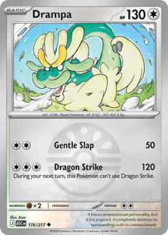Drampa 176/217 Friend Ball Ascended Heroes