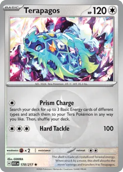 Terapagos 178/217 Energy Reverse Ascended Heroes