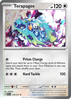 Terapagos 178/217 Holo Ascended Heroes