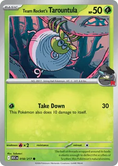 Team Rocket's Tarountula 018/217 Ascended Heroes