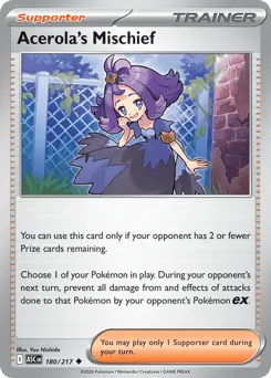 Acerola's Mischief 180/217 Normal Ascended Heroes