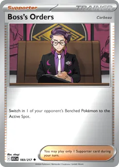 Boss's Orders 183/217 Reverse Holo Ascended Heroes