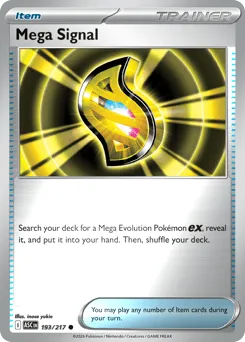 Mega Signal 193/217 Reverse Holo Ascended Heroes