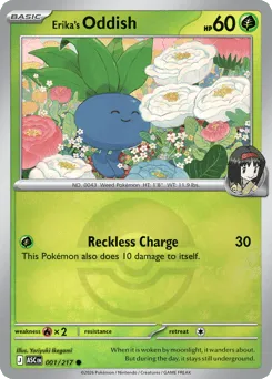 Erika's Oddish 001/217 Poké Ball Ascended Heroes