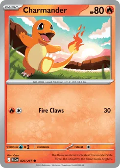 Charmander 020/217 Ascended Heroes
