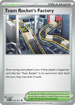 Team Rocket's Factory 203/217 Normal Ascended Heroes