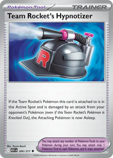 Team Rocket's Hypnotizer 206/217 Ascended Heroes