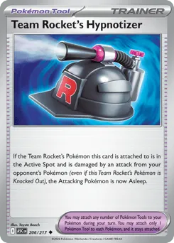 Team Rocket's Hypnotizer 206/217 Normal Ascended Heroes