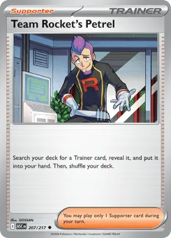 Team Rocket's Petrel 207/217 Normal Ascended Heroes