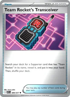 Team Rocket's Transceiver 209/217 Reverse Holo Ascended Heroes
