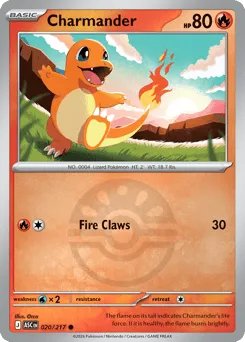 Charmander 020/217 Friend Ball Ascended Heroes