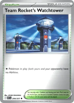 Team Rocket's Watchtower 210/217 Reverse Holo Ascended Heroes