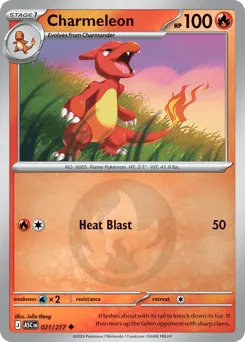 Charmeleon 021/217 Energy Reverse Ascended Heroes