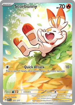 Scorbunny 225/217 Holo Ascended Heroes