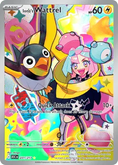 Iono's Wattrel 231/217 Holo Ascended Heroes