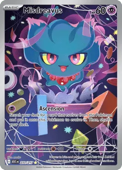 Misdreavus 233/217 Holo Ascended Heroes