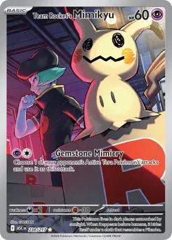 Team Rocket's Mimikyu 238/217 Holo Ascended Heroes