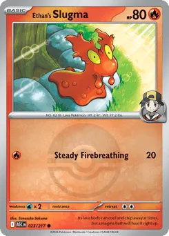 Ethan's Slugma 023/217 Poké Ball Ascended Heroes