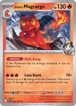 Ethan's Magcargo 024/217 Ascended Heroes