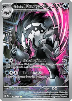 Galarian Obstagoon 245/217 Holo Ascended Heroes