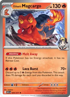 Ethan's Magcargo 024/217 Holo Ascended Heroes