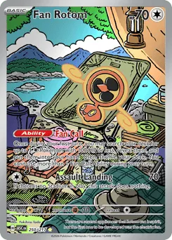 Fan Rotom 250/217 Holo Ascended Heroes