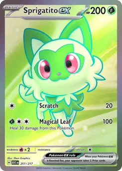 Sprigatito ex 251/217 Holo Ascended Heroes