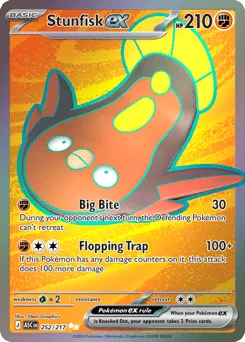 Stunfisk ex 252/217 Holo Ascended Heroes