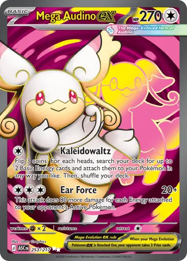 Mega Audino ex 253/217 Ascended Heroes