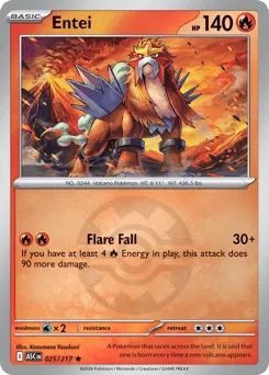 Entei 025/217 Quick Ball Ascended Heroes