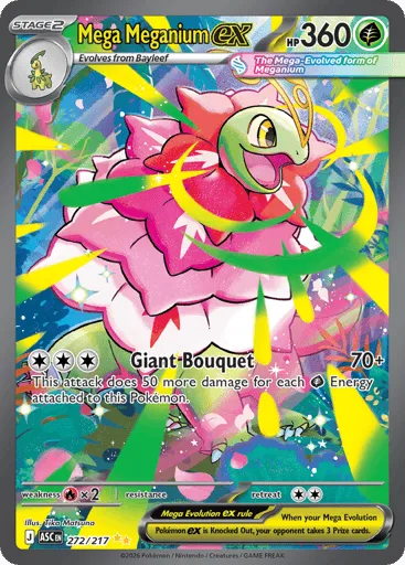 Mega Meganium ex 272/217 Ascended Heroes