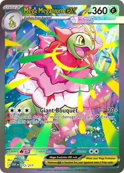 Mega Meganium ex 272/217 Holo Ascended Heroes